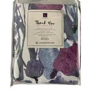 Lush Decor Zuri Flora Light Filtering Window Panels